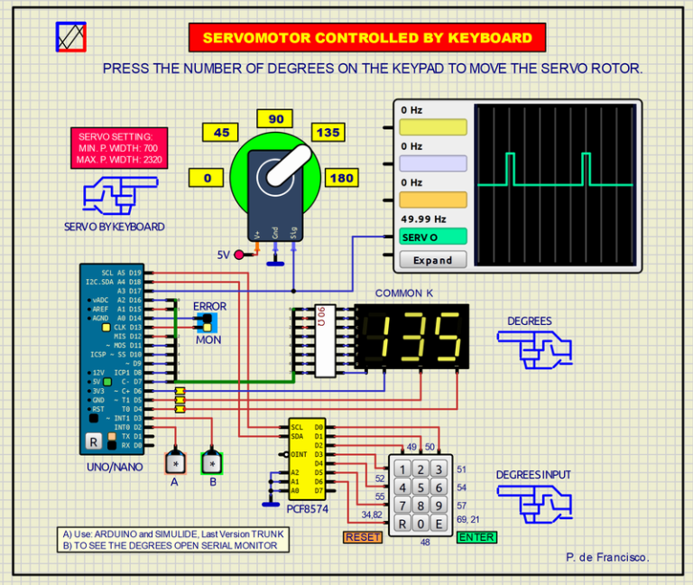SERVO CONTROLLED BY KEYBOARD__(DF330)