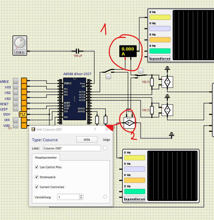 How to use controlled source for measurements?